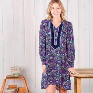 Matilda Jane Thoughts & Dreams Floral Boho Paisley Dress SzM
